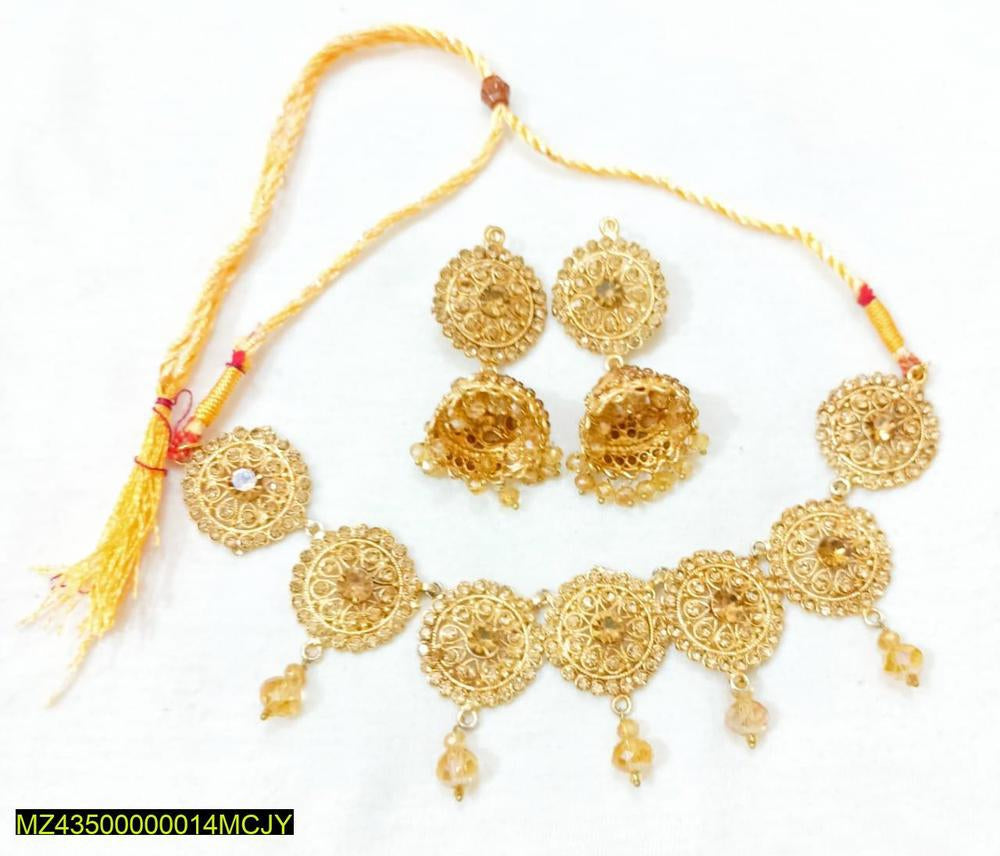 Artificial stones fancy choker set t4trendz