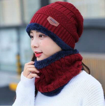 Pack of 2 pair Winter Cap And Neck Warmer For For Unisex t4trendz