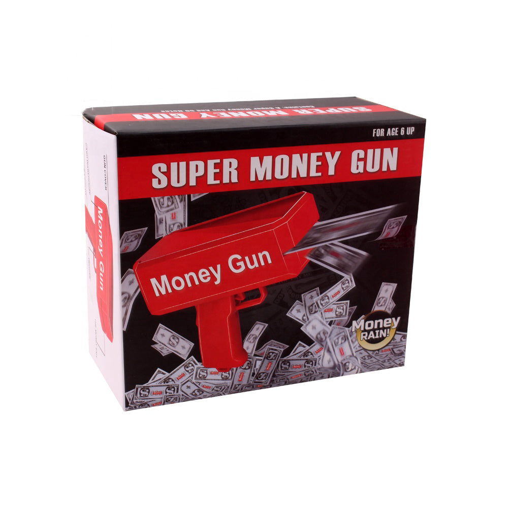 Electronic Cash Spray Toy Gun – Fun Money Shooter with Paper Money for Kids & Parties