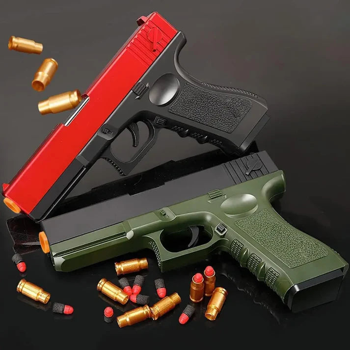 Glock Soft Bullet Toy Gun for Kids – Safe Shooting Fun in Pakistan