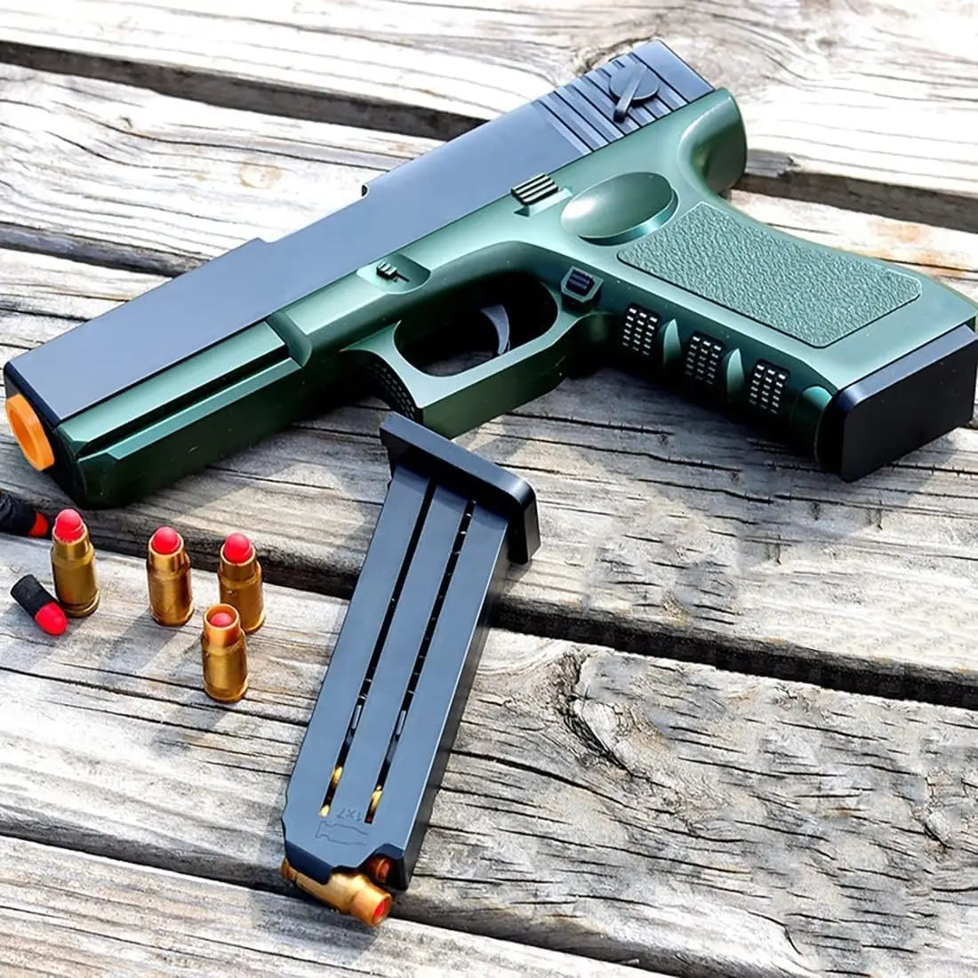 Glock Soft Bullet Toy Gun for Kids – Safe Shooting Fun in Pakistan