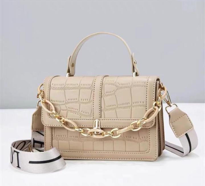 Nylon Plain Hand Bag in Assorted Color t4trendz