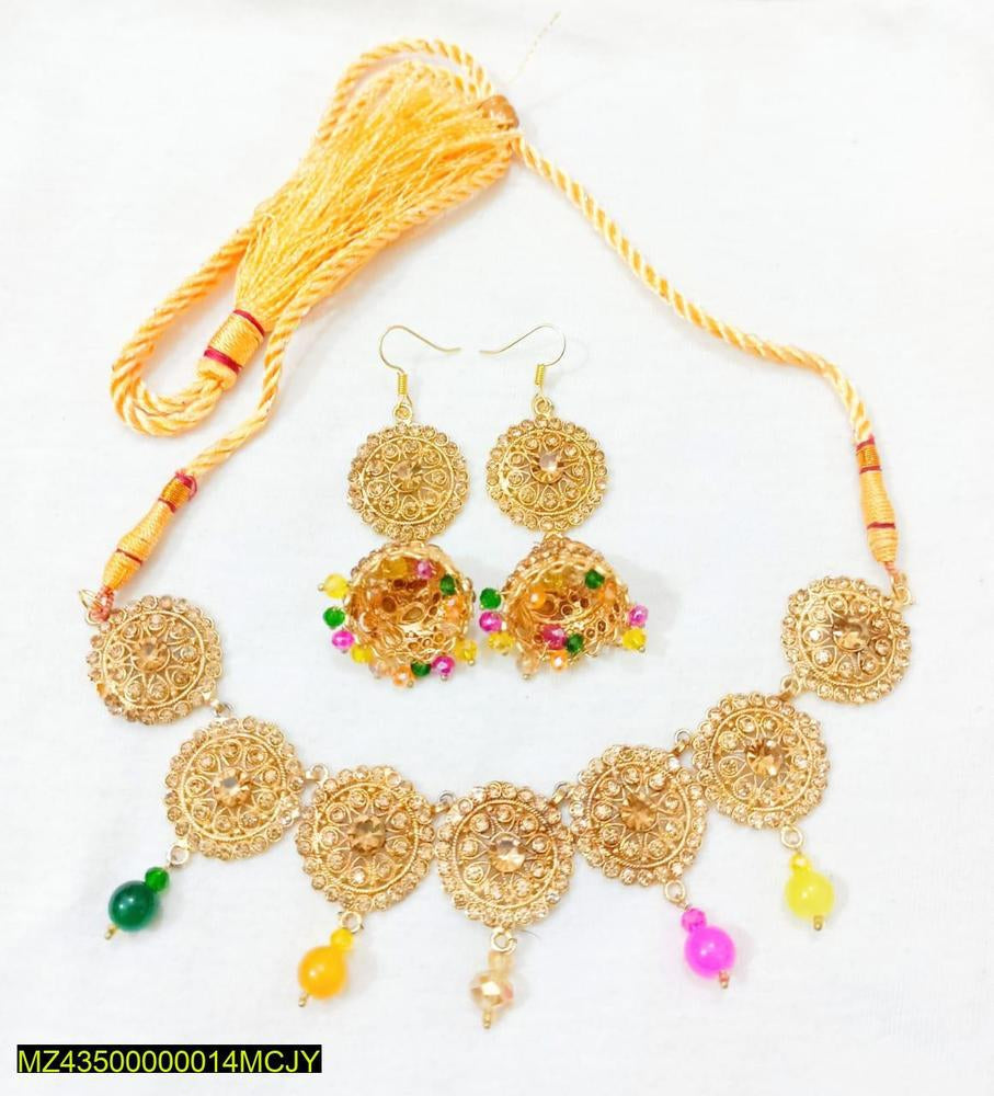Artificial stones fancy choker set t4trendz