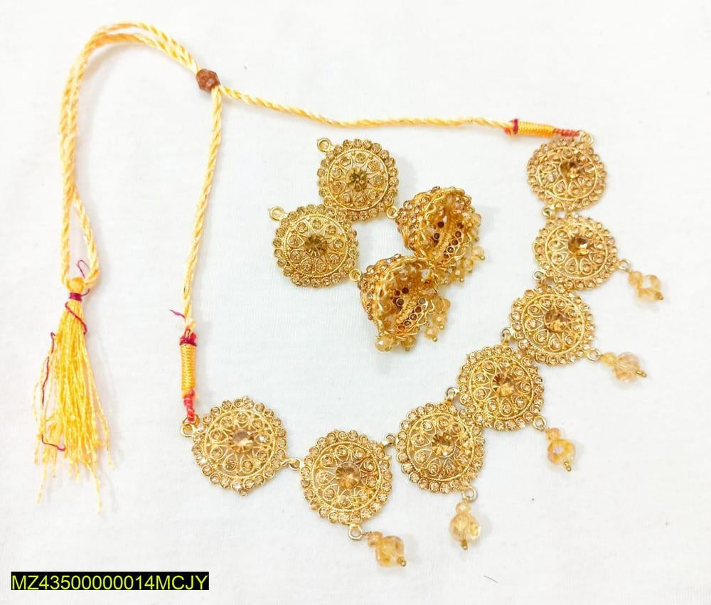 Artificial stones fancy choker set t4trendz