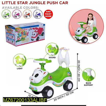 Rabbit style kids riding car t4trendz