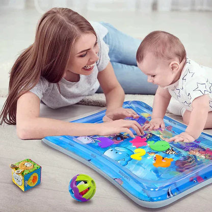Inflatable Baby Water Play Mat – Tummy Time Mat for Infants & Toddlers
