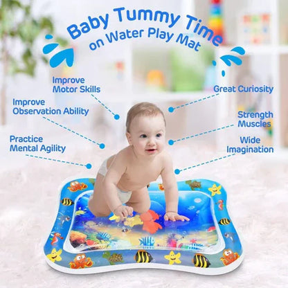 Inflatable Baby Water Play Mat – Tummy Time Mat for Infants & Toddlers