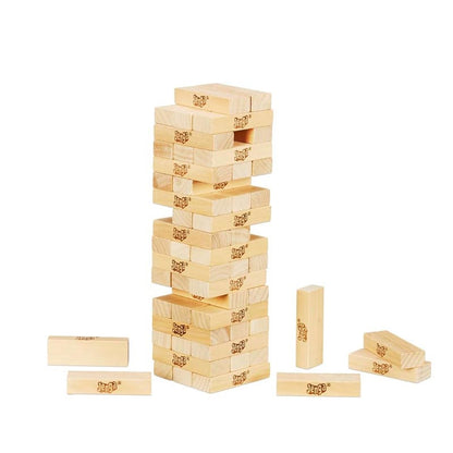 Hasbro Jenga Classic – Stacking Tower Game with Hardwood Blocks (Ages 6+)