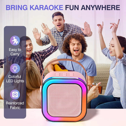 K12 Mini Wireless Bluetooth Karaoke Speaker with Mic