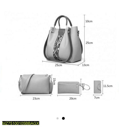 Women 4 PCs handbags set t4trendz