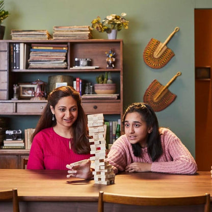 Hasbro Jenga Classic – Stacking Tower Game with Hardwood Blocks (Ages 6+)