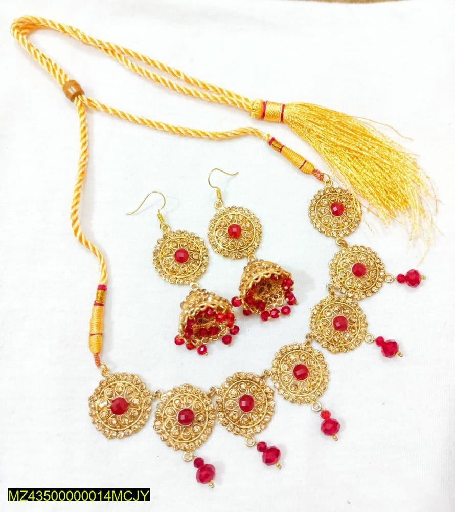 Artificial stones fancy choker set t4trendz