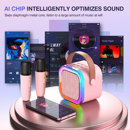 K12 Mini Wireless Bluetooth Karaoke Speaker with Mic