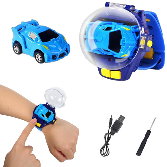 Mini Wrist Watch Remote Control Car Toy – Wearable RC Car for Kids
