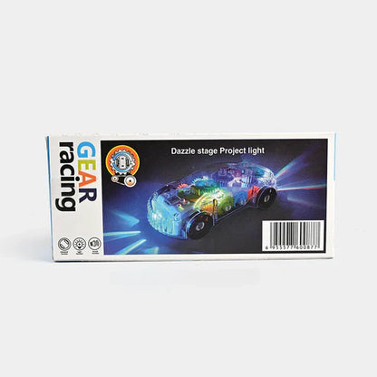 Gear Car Toy for Kids – Transparent Toy Car with Lights & Music