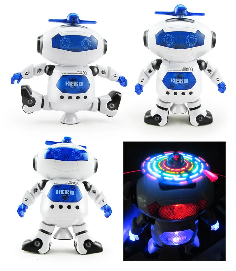 Space Dancer Smart Robot Toy – Interactive Walking Humanoid with Lights, Music & Sounds for Kids