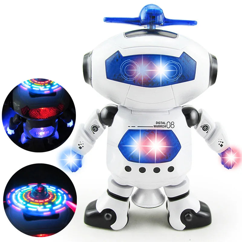 Space Dancer Smart Robot Toy – Interactive Walking Humanoid with Lights, Music & Sounds for Kids