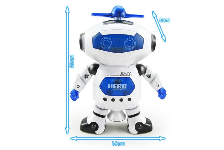 Space Dancer Smart Robot Toy – Interactive Walking Humanoid with Lights, Music & Sounds for Kids