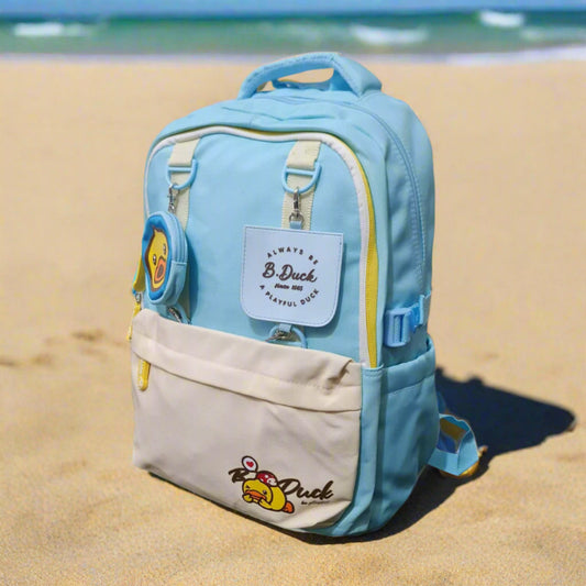 High-Quality Canvas Backpack – Multi-Pocket & Spacious School/Laptop Bag