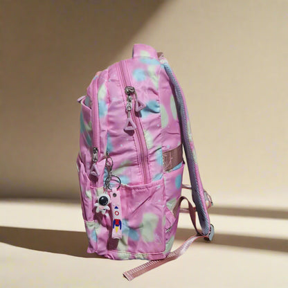 Purple Rainbow Nylon School & Travel Backpack