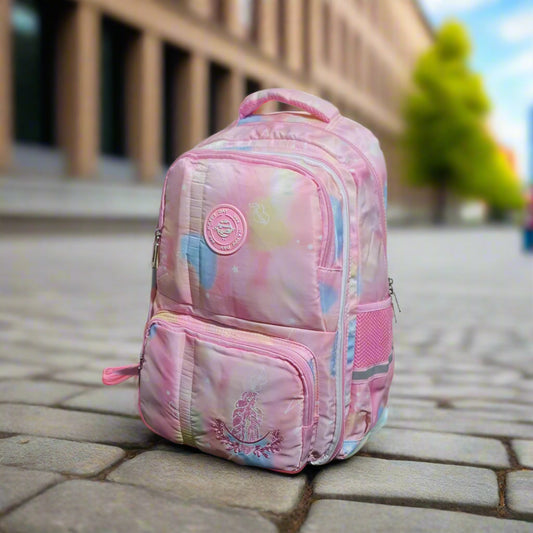 Vibrant Print Nylon School & College Backpack