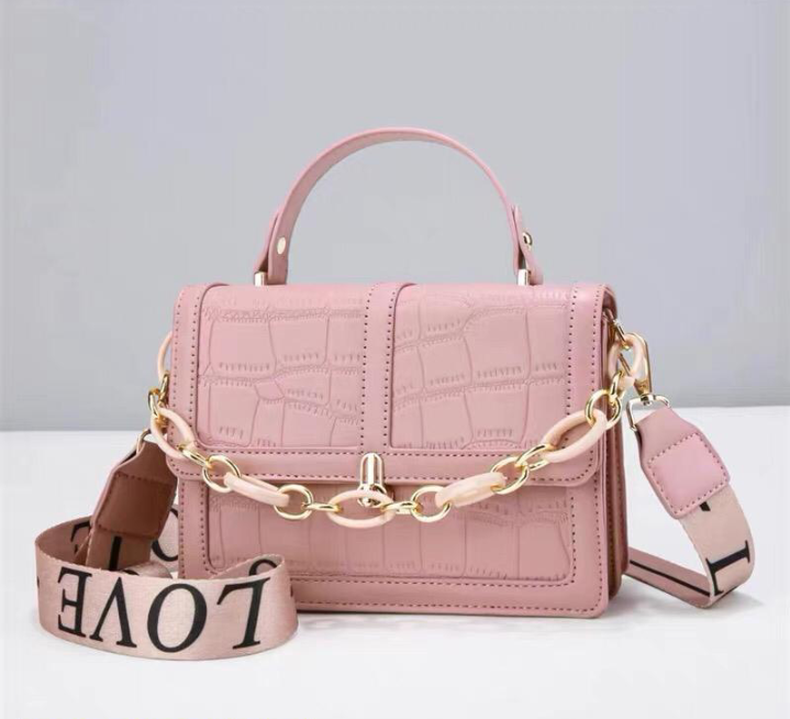 Nylon Plain Hand Bag in Assorted Color t4trendz
