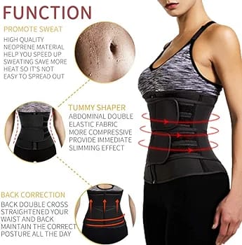 Zipper slimming belt Little chic