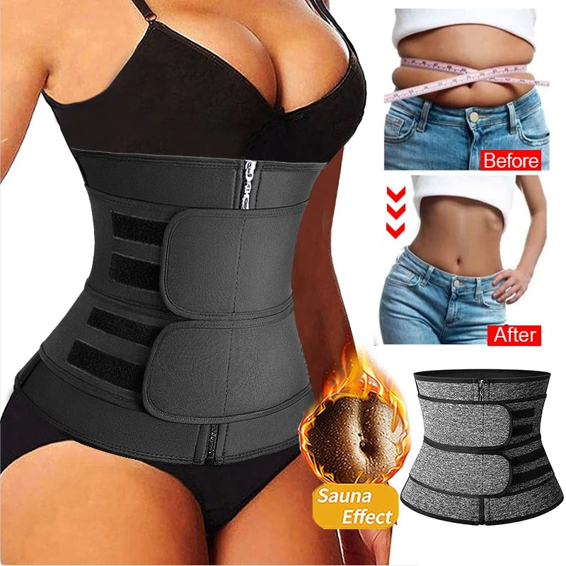 Zipper slimming belt Little chic