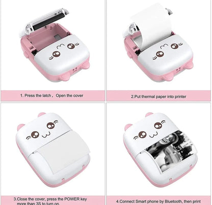 Portable Mini Bluetooth WiFi Printer t4trendz