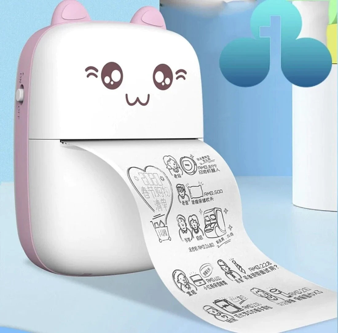 Portable Mini Bluetooth WiFi Printer t4trendz