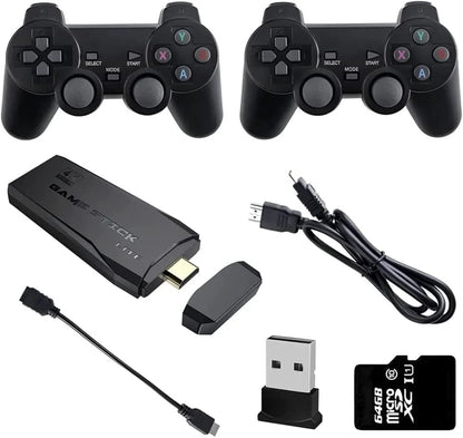 M8 64GB 4K Game Console with Tekken 3, 20,000+ Games & 2 Controllers