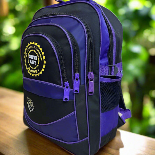 Blue school bag
